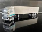 Lion DAF 95 met kasten trailer, Hobby en Vrije tijd, Modelauto's | 1:50, Ophalen of Verzenden, Bus of Vrachtwagen, Zo goed als nieuw
