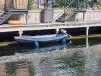 Stalen boot, Mariner buitenboordmotor, Binnenhavengeldvignet, Watersport en Boten, Ophalen, Gebruikt