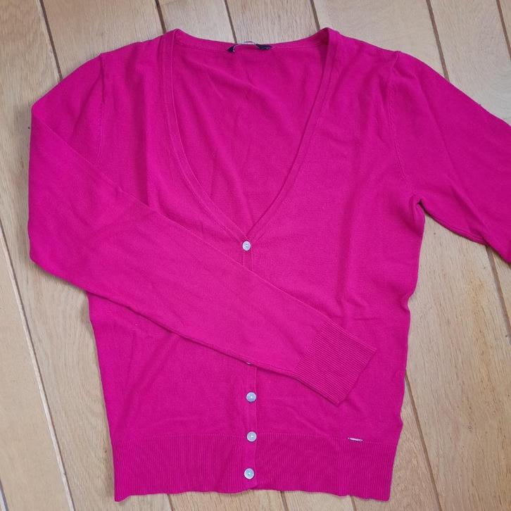 HEMA vest donker roze maat M - nieuw -, Kleding | Dames, Truien en Vesten, Nieuw, Maat 38/40 (M), Roze, Ophalen of Verzenden