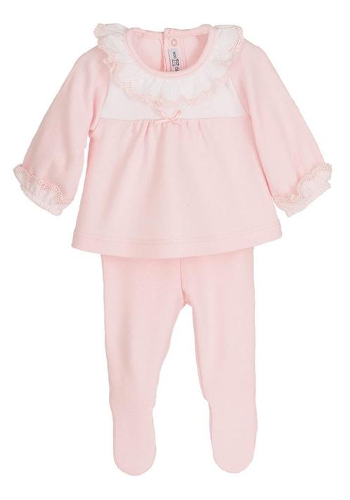 Spaans baby setje met kraagje -newborn - reborn - maat 56/62, Kinderen en Baby's, Babykleding | Maat 56, Nieuw, Meisje, Setje
