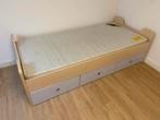 Bed met lades 90x200, 85 tot 100 cm, Gebruikt, 180 cm of meer, Ophalen