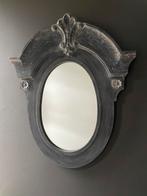 Houten ossenoog spiegel, 50 tot 100 cm, Minder dan 100 cm, Ophalen, Ovaal