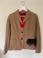 Max Mara blazer Camel rood zwart 36, Ophalen of Verzenden, Zo goed als nieuw, Maat 36 (S), Rood