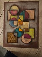 Handgemaakte tekening met pastelkrijt. Formaat A3, Antiek en Kunst, Ophalen of Verzenden