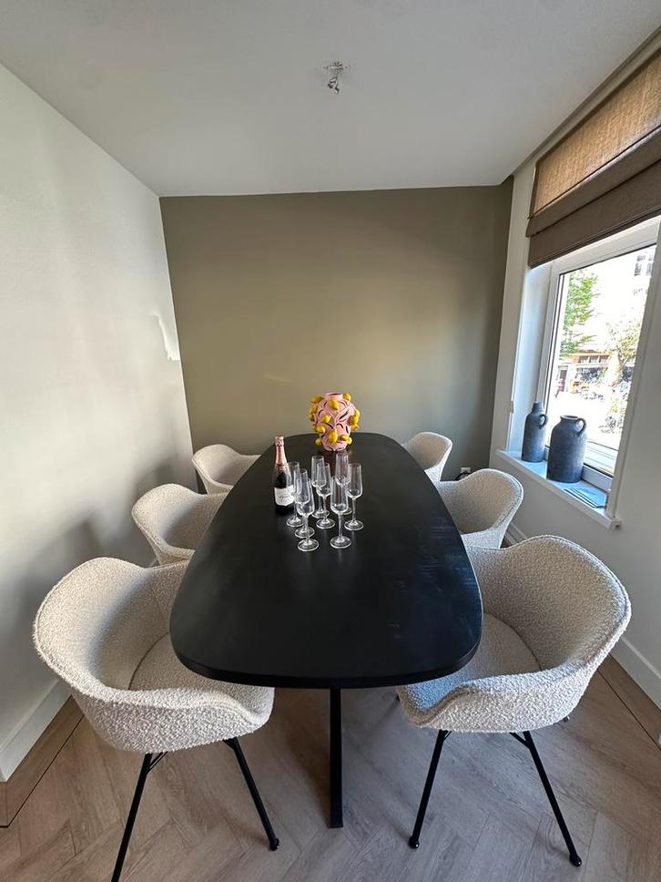 Moderne Eettafel - Kick Collection, Huis en Inrichting, Tafels | Eettafels, Gebruikt, 100 tot 150 cm, 200 cm of meer, Vijf personen of meer