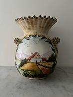 Prachtige Italiaanse aardewerk vaas, Antiek en Kunst, Ophalen of Verzenden