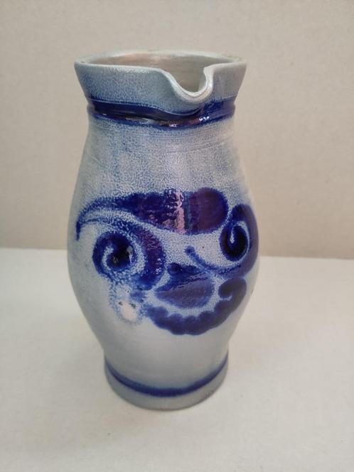 Oude Duitse kruik aardewerk, 22 cm, Antiek en Kunst, Antiek | Keramiek en Aardewerk, Ophalen of Verzenden