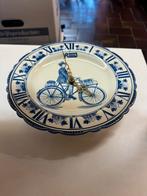 Vredestein delfsblauw bord met uurwerk (Nr: 2068), Ophalen