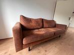 2,5 zits bank cognac, Huis en Inrichting, Ophalen, 75 tot 100 cm, Zo goed als nieuw, Stof