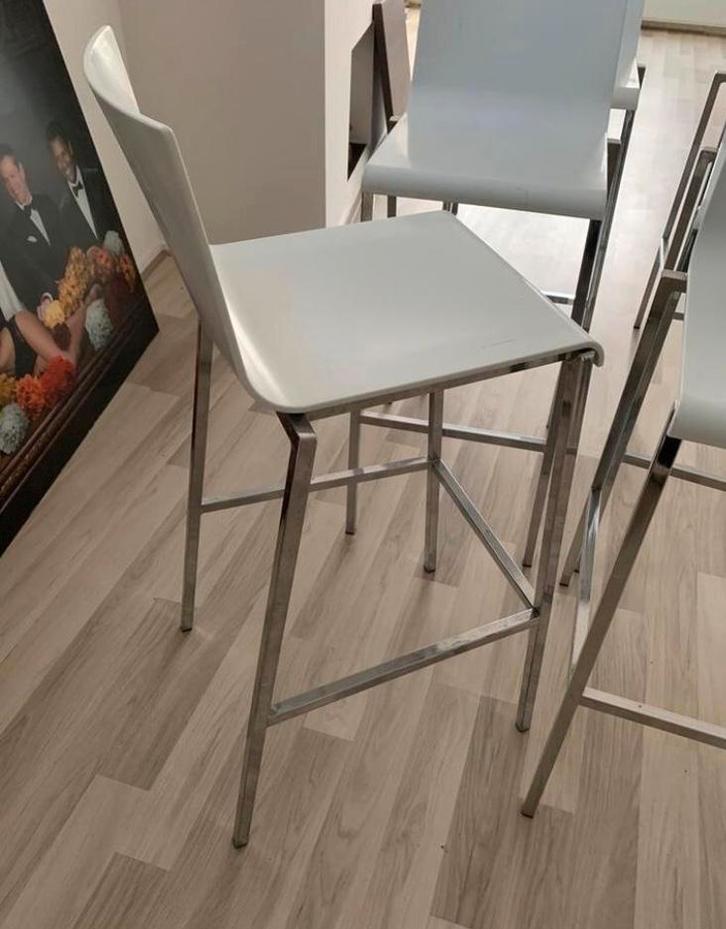 Witte Krukken - Pedrali Kuadra 1322  barkruk, Huis en Inrichting, Barkrukken