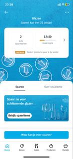 AH Spaarzegels Glazen - Nieuw!, Huis en Inrichting, Woonaccessoires | Kandelaars en Kaarsen, Ophalen, Nieuw, Overige materialen