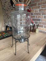 Glazen drankdispenser Kilner met kraan en standaard, Ophalen, Zo goed als nieuw