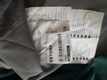 Groene hoes voor 3 zitbank Ektorp Ikea - nieuw - afbeelding 2