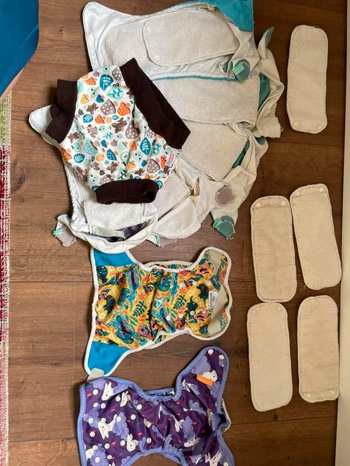Wasbare luiers ZGAN, Kinderen en Baby's, Babykleding | Overige, Zo goed als nieuw, Jongetje of Meisje, Ophalen of Verzenden