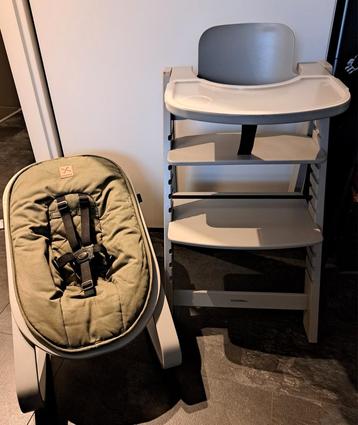Kidsmill up kinderstoel met babyset en Newborn en Wipper  beschikbaar voor biedingen