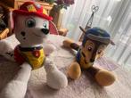 Paw Patrol Knuffels - Marshall & Chase, Ophalen of Verzenden, Zo goed als nieuw, Beeldje of Poppetje