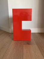 Vintage jaren 1990 - Ikea rood metalen kastje, Ophalen, Gebruikt, Vintage strak rood ontwerp.