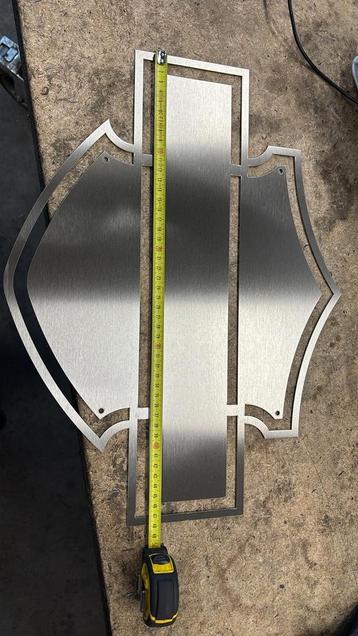 Harley Davidson Logo - Mancave Decoratie 50 x 36cm beschikbaar voor biedingen