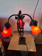 Pate de Verre Glaspasta tafellamp - Perfecte Staat, Antiek en Kunst, Antiek | Lampen, Ophalen of Verzenden