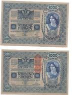 1000 kronen1902, Verzenden, Oostenrijk, Los biljet