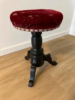 Antieke pianokruk, Ophalen, In hoogte verstelbaar, Gebruikt, Hout