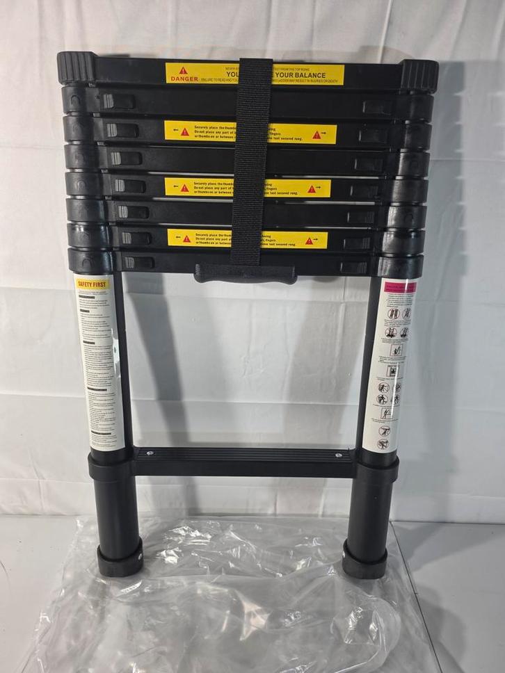 Outbee Telescopische Ladder 2,6 m, Doe-het-zelf en Verbouw, Ladders en Trappen, Nieuw, Ophalen of Verzenden