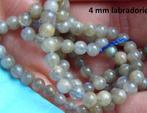 Labradoriet 38cm 3,99 snoer 4mm edelsteen mineraal 1 kraal, Ophalen of Verzenden, Nieuw, Kraal