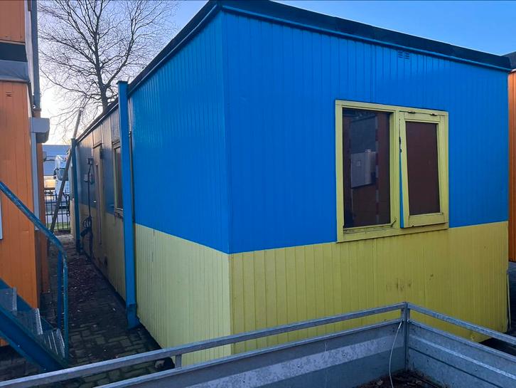 Kantoorunit / directiekeet / zuipkeet | de meeuw | 12x3meter, Zakelijke goederen, Machines en Bouw | Keten en Containers, Ophalen of Verzenden