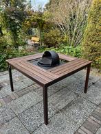 Tuintafel met BBQ, Ophalen, Gebruikt, Vierkant, Hout