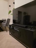 Zwart mangohouten tv-meubel, Ophalen, Overige materialen, 150 tot 200 cm, Zo goed als nieuw