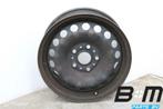 Org. 1 losse 15 inch stalen velg VW Golf 7 5Q0601027L, Auto-onderdelen, Banden en Velgen, Gebruikt, Velg(en)