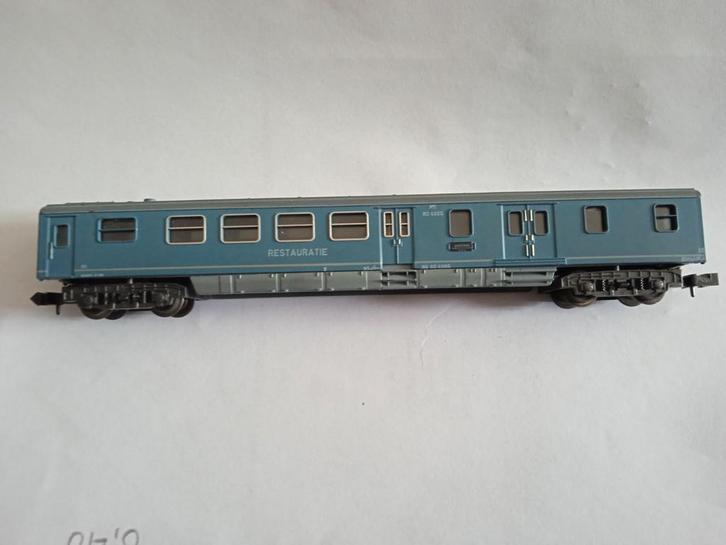 Rijtuig NS n spoor, Hobby en Vrije tijd, Modeltreinen | N-Spoor, Gebruikt, Wagon, Gelijkstroom, Trix, NS, Ophalen of Verzenden