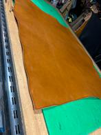 Cognac kleur tuigleer 2,5-3 mm dikte  half soepel nr2, Hobby en Vrije tijd, Leer of Kunstleer, Ophalen of Verzenden, Zo goed als nieuw