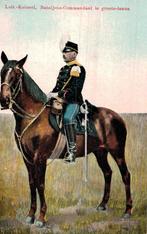 Luit. Kolonel bataljons Commandant in groote tenue Militair, Verzamelen, Ansichtkaarten | Themakaarten, Ophalen of Verzenden, Voor 1920