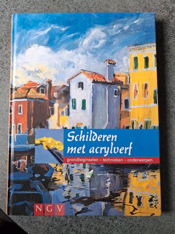 Schilderen met acrylverf  beschikbaar voor biedingen