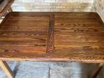 eikenhouten tafel en spiegel, Huis en Inrichting, Tafels | Eettafels, Ophalen, Gebruikt, Eikenhout, 50 tot 100 cm