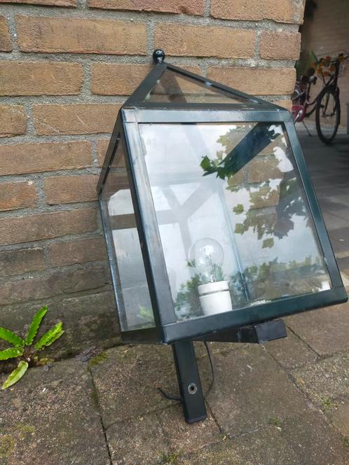 Buitenlamp zware kwaliteit, Tuin en Terras, Buitenverlichting, Zo goed als nieuw, Wandlamp, IJzer, 50 tot 250 watt, Netvoeding
