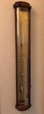 Weerstation in kersenhouten kast. Baroscoop, etc,, Ophalen, Zo goed als nieuw