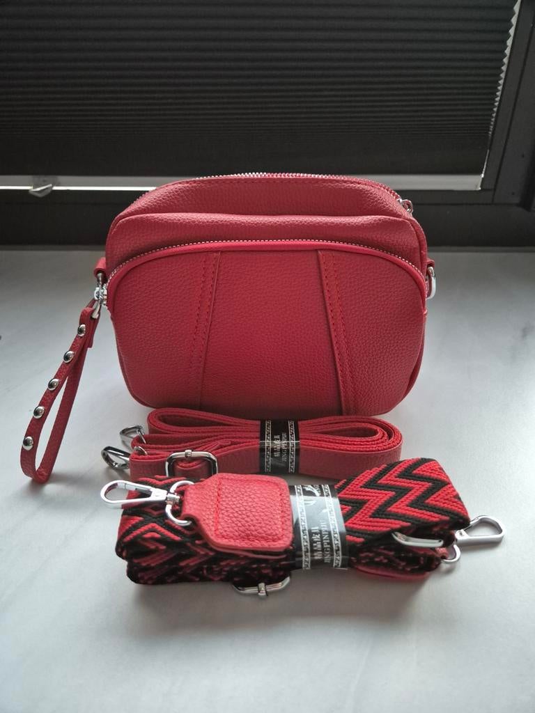 Nieuw, tas, Sieraden, Tassen en Uiterlijk, Tassen | Damestassen, Ophalen of Verzenden, Nieuw, Rood, Schoudertasje