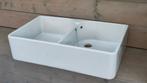 Villeroy & Boch dubbele wastafel / gootsteen, Ophalen, Gebruikt, Wit, 50 tot 100 cm