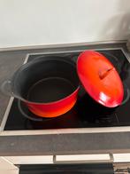 Hackman Braadpan - Gietijzer - Oranje, Huis en Inrichting, Ophalen of Verzenden, Zo goed als nieuw, Koekenpan of Braadpan, Gietijzer