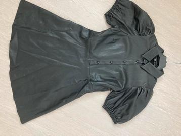 Leather look jurk zwart ZARA maat S nieuw beschikbaar voor biedingen
