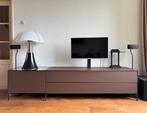 Matglazen dressoir met pickup, Ophalen of Verzenden, Zo goed als nieuw, Minder dan 100 cm, Metaal