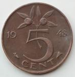 Prachtige 5 cent Nederland 1948, Ophalen of Verzenden, Koningin Wilhelmina