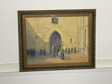 Schilderij achter glas van Jaap Kraanen?  beschikbaar voor biedingen