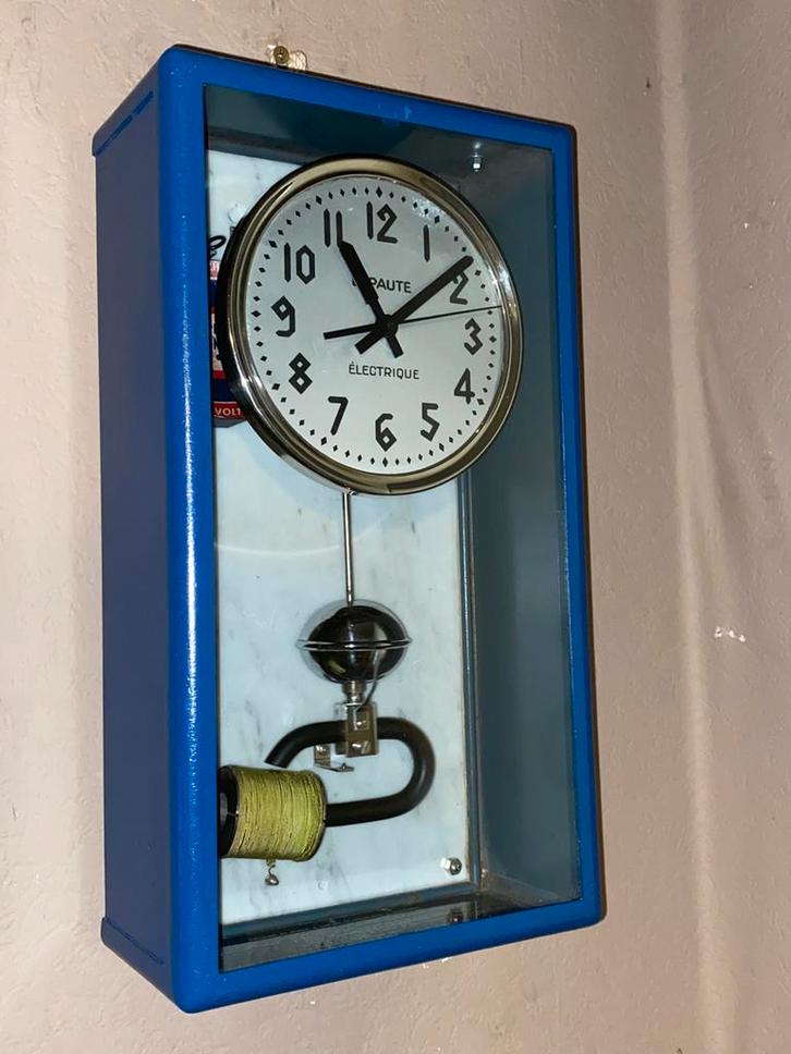 Lepaute elektrische klok (loopt goed, +/-1920), Antiek en Kunst, Antiek | Klokken, Ophalen