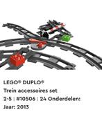 Lego Duplo trein accessoires set 10506, Ophalen, Gebruikt, Complete set, Duplo