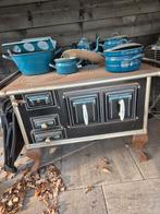 Fornuis, Ophalen, Vrijstaand, Gas, 3 kookzones of minder