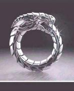 Ringen draak maat 19-20 en 21, Sieraden, Tassen en Uiterlijk, Ringen, Verzenden, Nieuw, Zilver