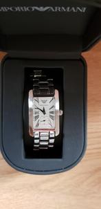Emporio Armani AR0146 klassiek dames horloge, Overige merken, Staal, Gebruikt, Ophalen of Verzenden